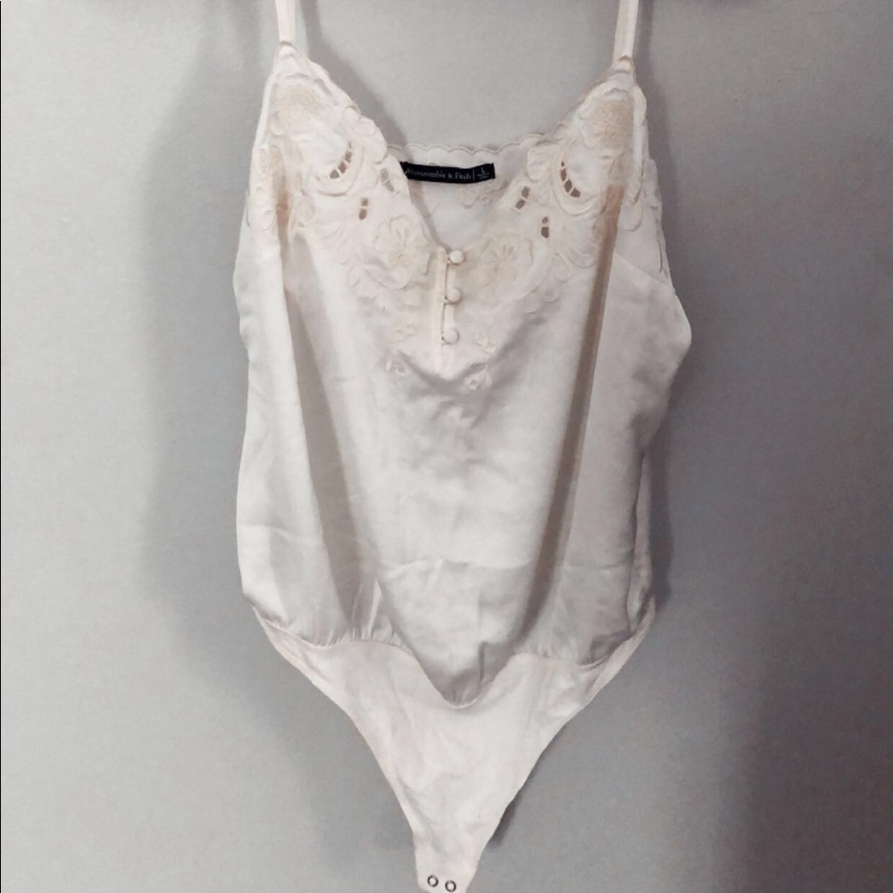 Abercrombie & Fitch Embroidered body suit! Size L